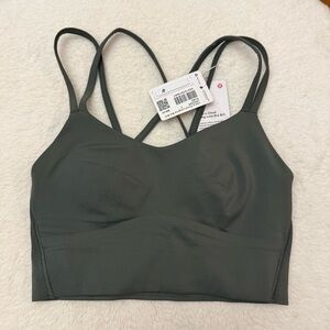 Brand New Lululemon Like A Cloud Longline Bra B/C Size 2 Palm Deco (PLMD)